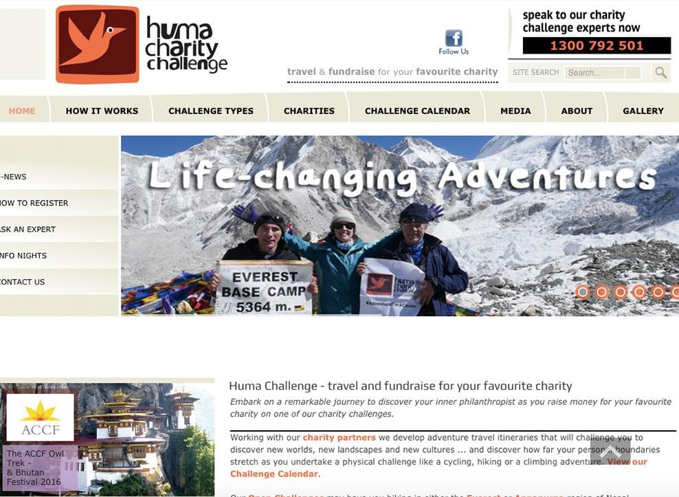 Huma Charity Challenge